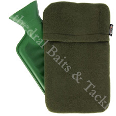Hot Water Bottle With Fleece Cover 1L